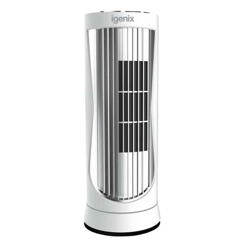 Igenix 12 Inch Mini Tower Fan with 8 Hour Timer