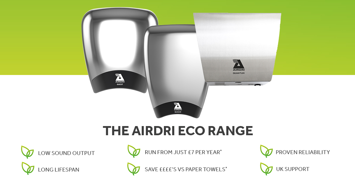 AIRDRI ECO RANGE HAND DRYERS